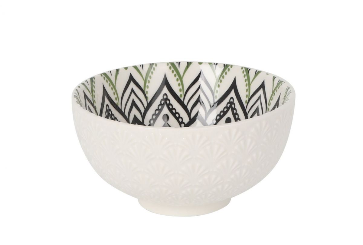 Set de boluri japoneze LA MEDITERRANEA, 11,5x6cm, porțelan, 6 buc.