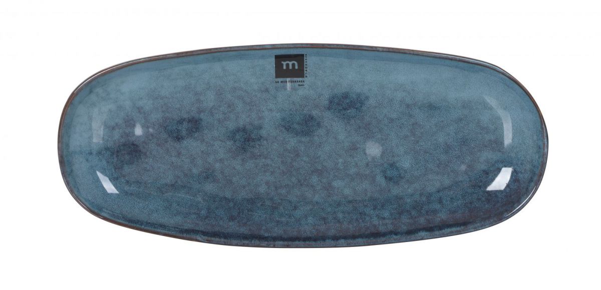 Farfurie ovală LA MEDITERRANEA Morell, 30x13 cm, porțelan