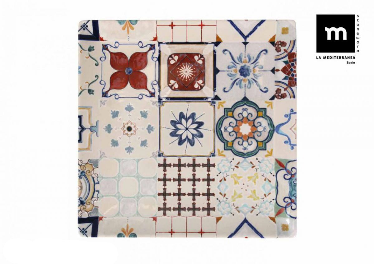 Farfurie adanca LA MEDITERRANEA Lore, 24 cm, portelan