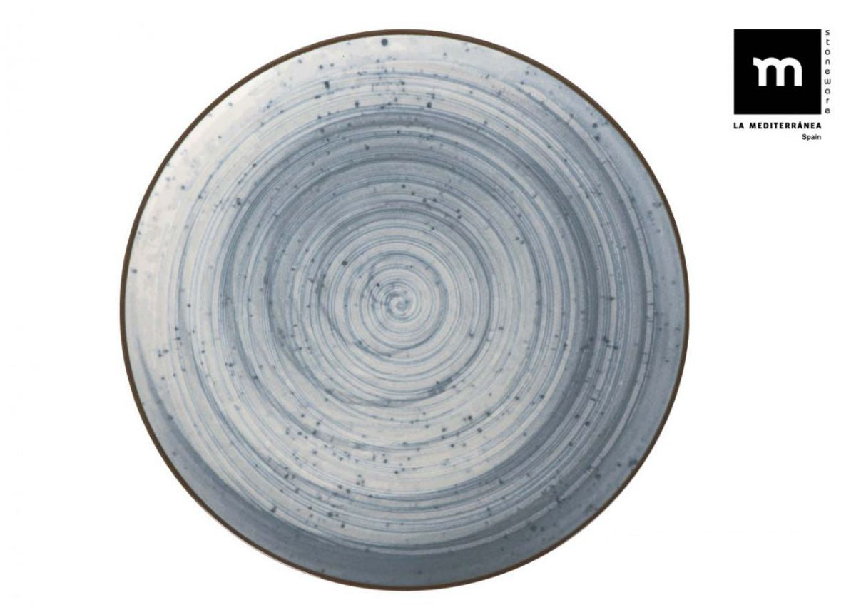 Platou rotund LA MEDITERRANEA Swirl, 33 cm, porțelan