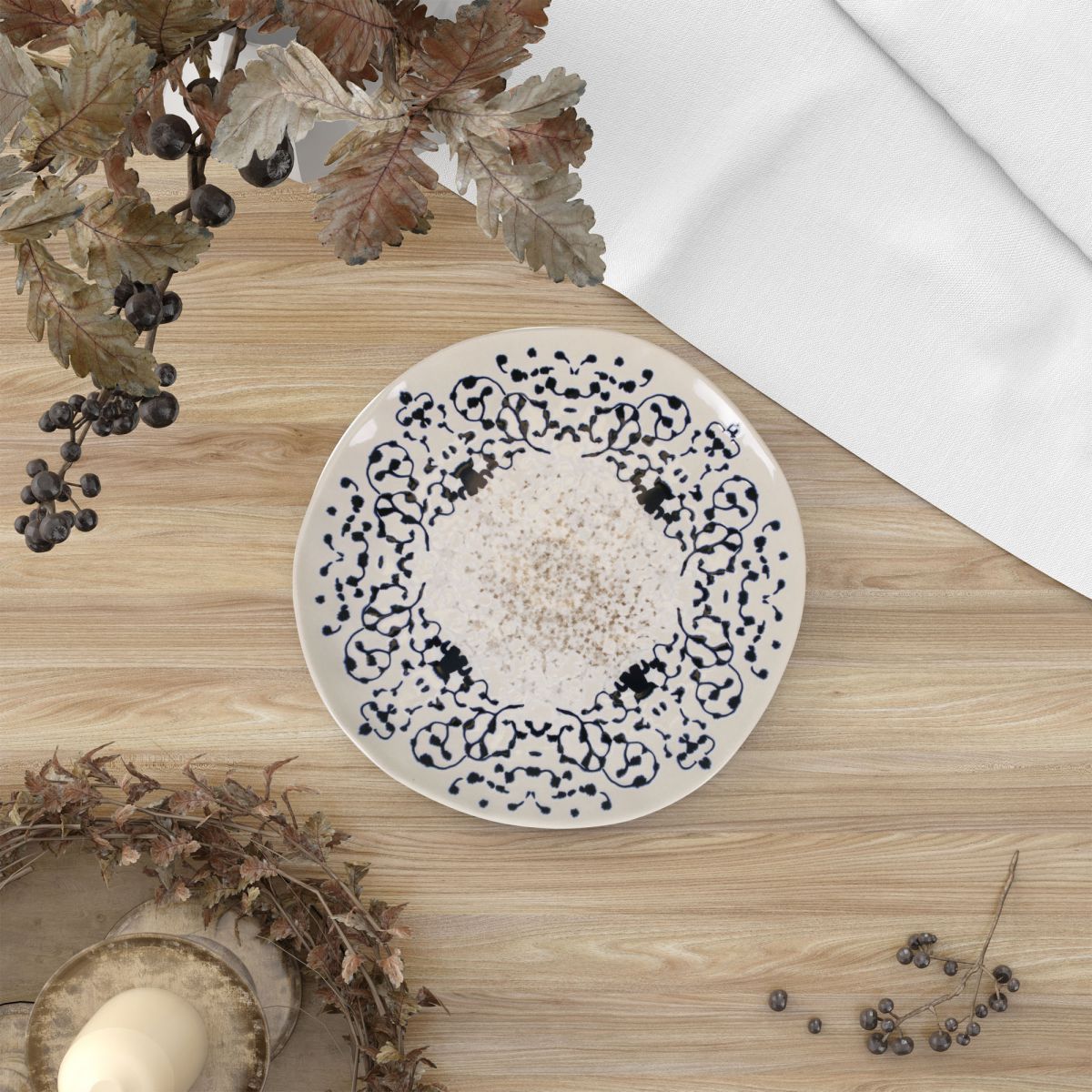 LA MEDITERRANEA Farfurie principala Jerica, 26 cm, portelan