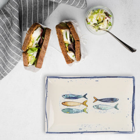 Farfurie adanca LA MEDITERRANEA Peixe, 21 cm, portelan