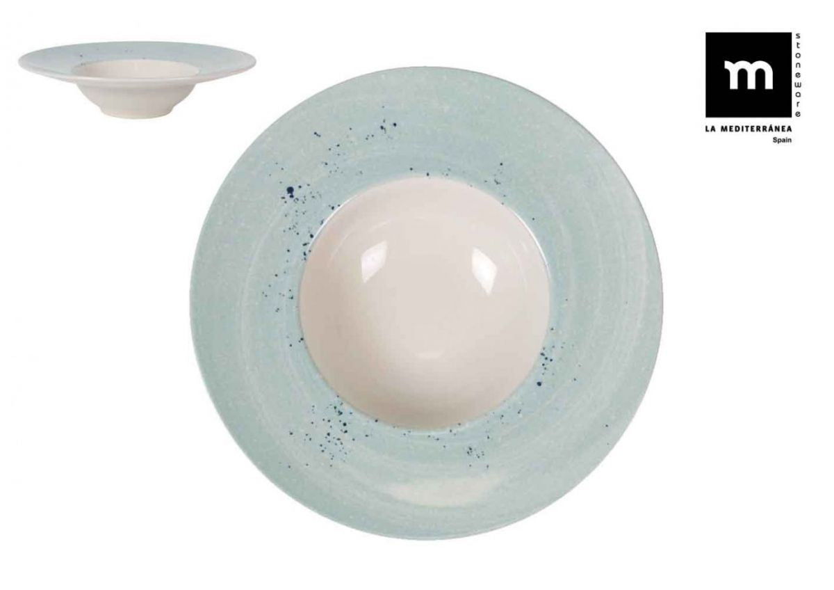 Farfurie adanca LA MEDITERRANEA Ador, 28 cm, portelan