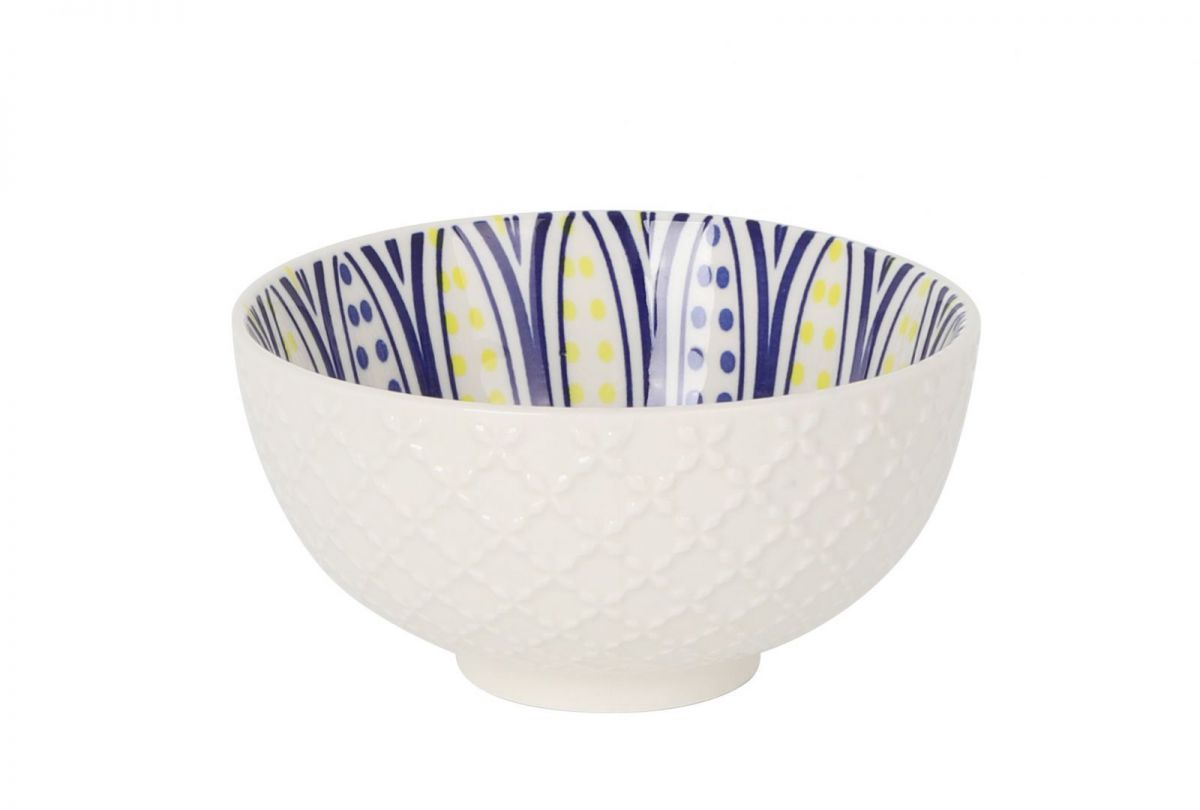 Set de boluri japoneze LA MEDITERRANEA, 11,5x6cm, porțelan, 6 buc.