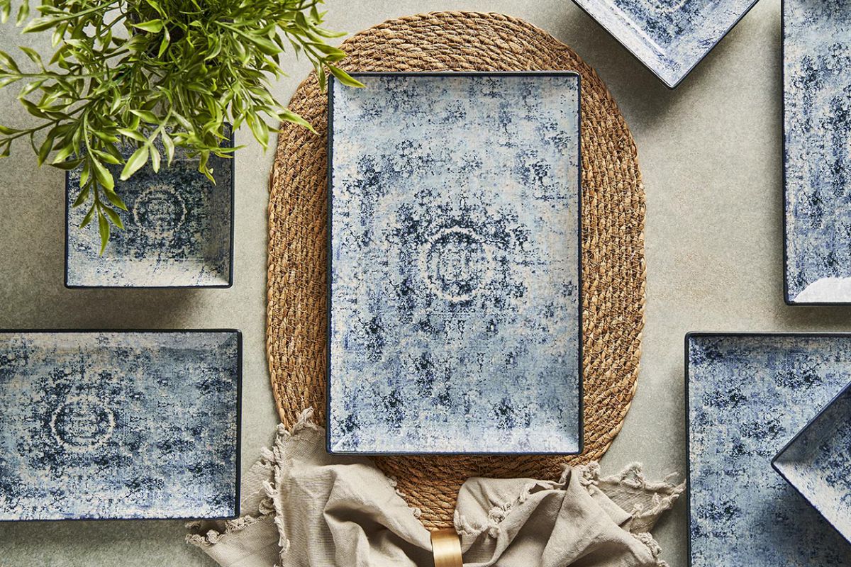 Bol adânc LA MEDITERRANEA Electra, 13x13 cm, porțelan