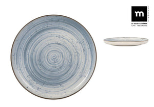 Farfurie principală LA MEDITERRANEA Swirl, 25 cm, porțelan