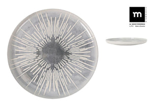 Platou rotund LA MEDITERRANEA Ivar, 32 cm, porțelan