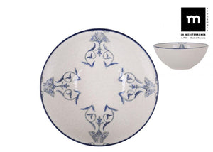 Bol adânc LA MEDITERRANEA Rosetta, 16 cm, porțelan