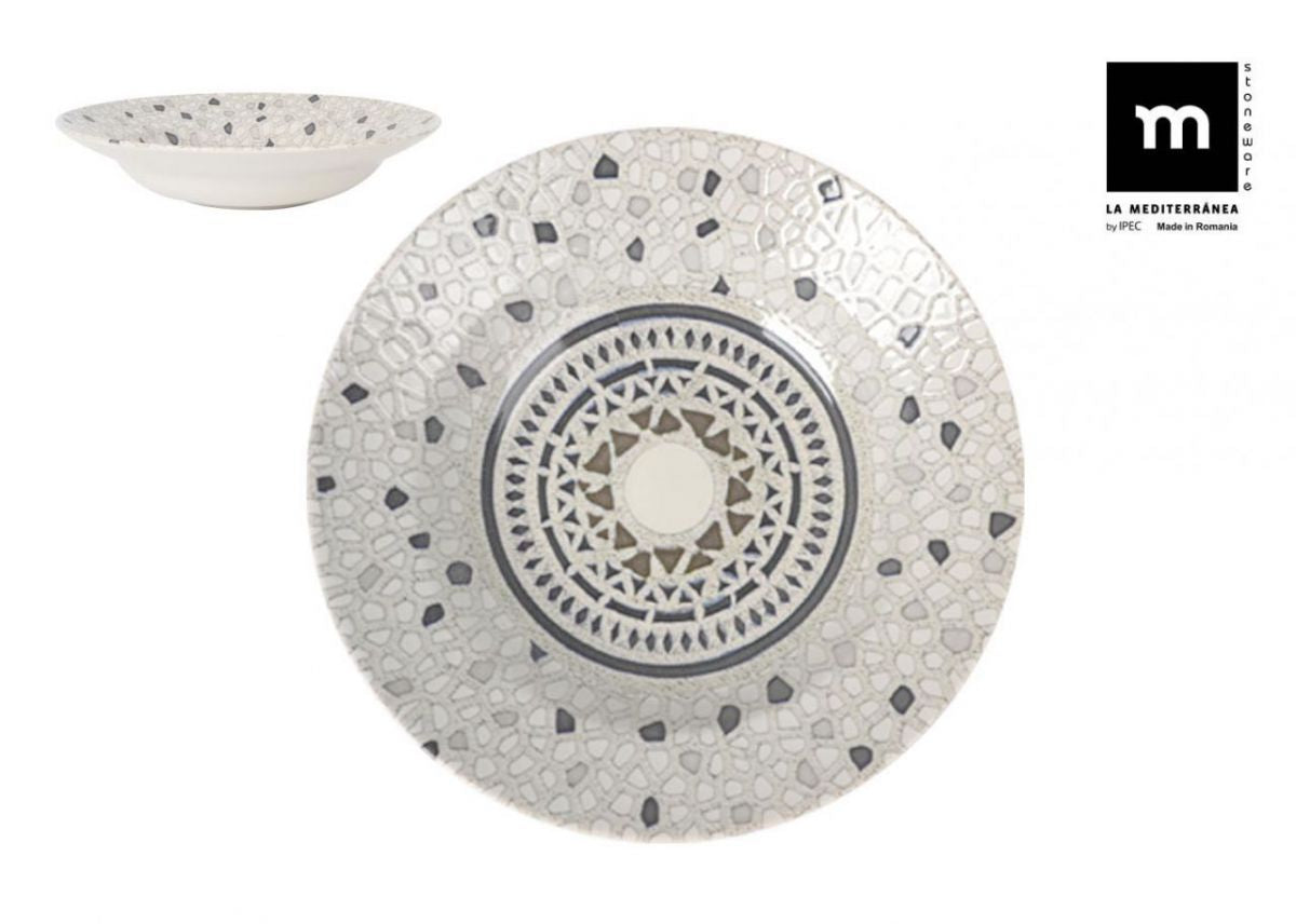Bol adânc LA MEDITERRANEA Barroc, 29 cm, porțelan