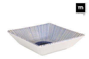 Bol adânc LA MEDITERRANEA Irys, 18x18 cm, porțelan