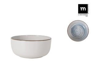 Bol adânc LA MEDITERRANEA Swirl, 14,5 cm, porțelan