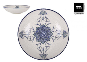 Bol adânc LA MEDITERRANEA Rosetta, 21 cm, porțelan