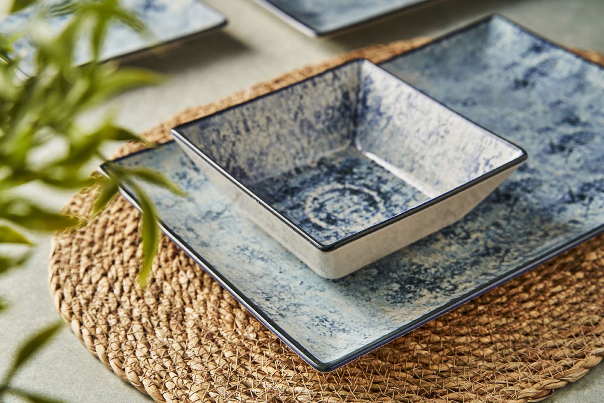 Bol adânc LA MEDITERRANEA Electra, 13x13 cm, porțelan