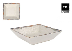 Bol adânc LA MEDITERRANEA Albus, 18x18 cm, porțelan