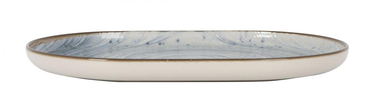 Platou oval LA MEDITERRANEA Swirl, Porțelan