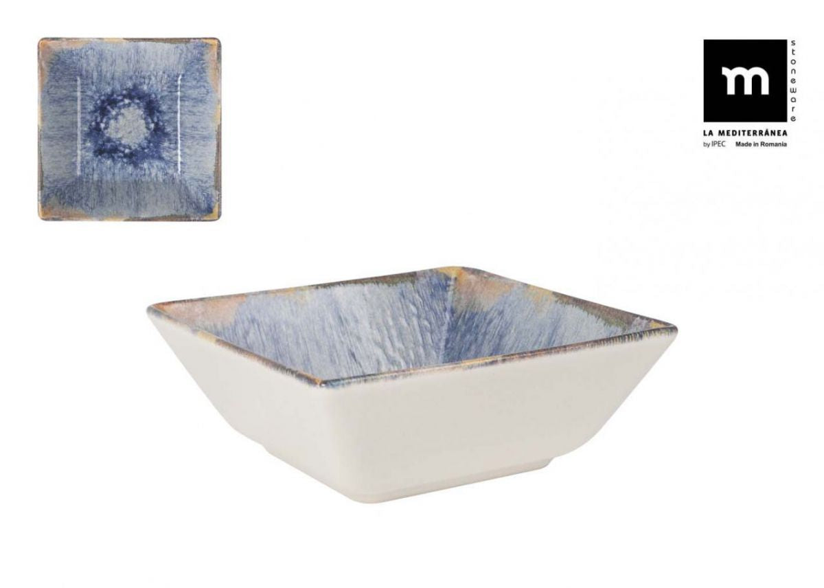 Bol adânc LA MEDITERRANEA Aelia, 13x13 cm, porțelan