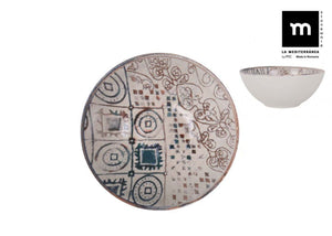 Bol adânc LA MEDITERRANEA Grecia, 16 cm, porțelan