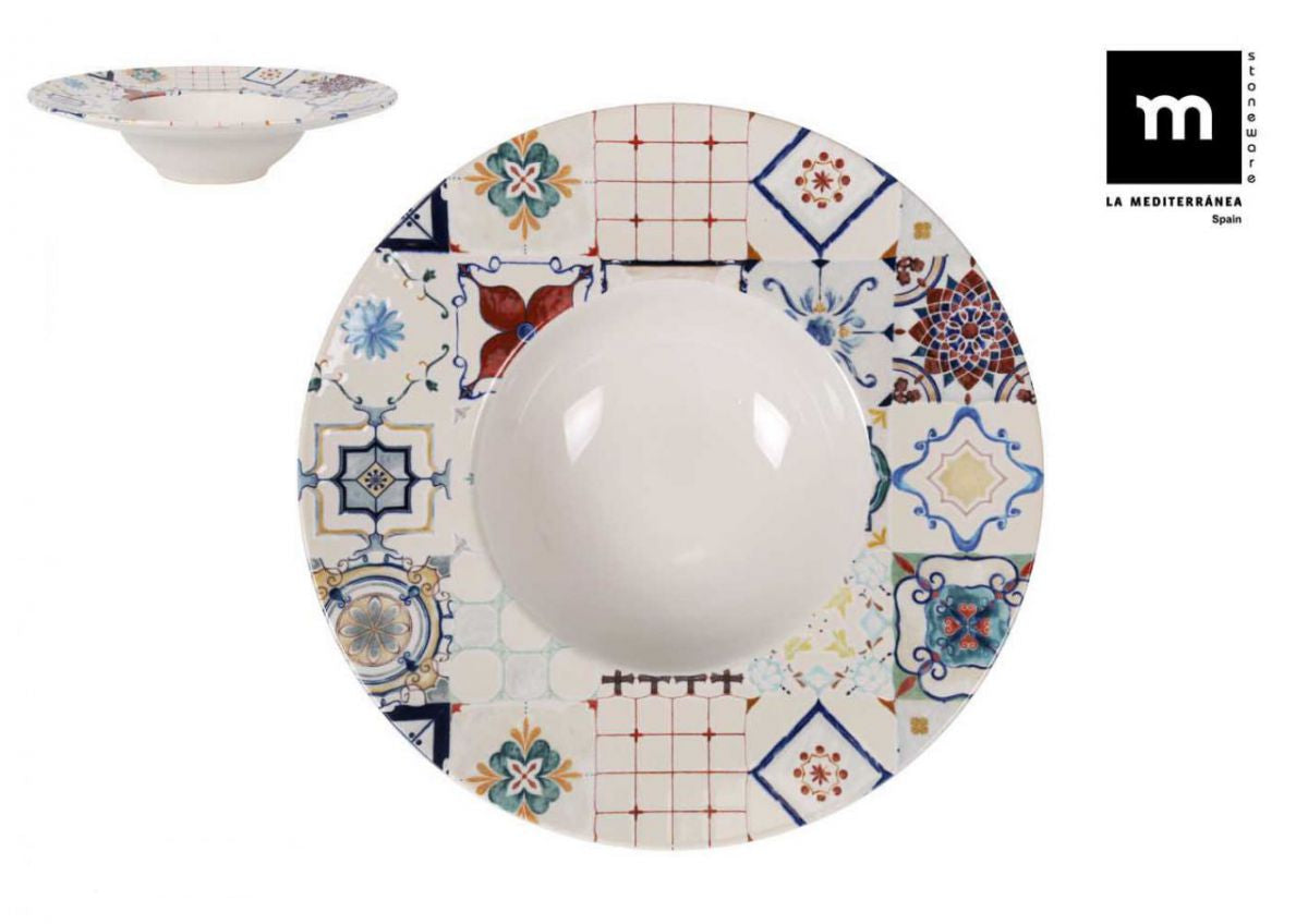 Farfurie desert LA MEDITERRANEA Lore, 28 cm, portelan