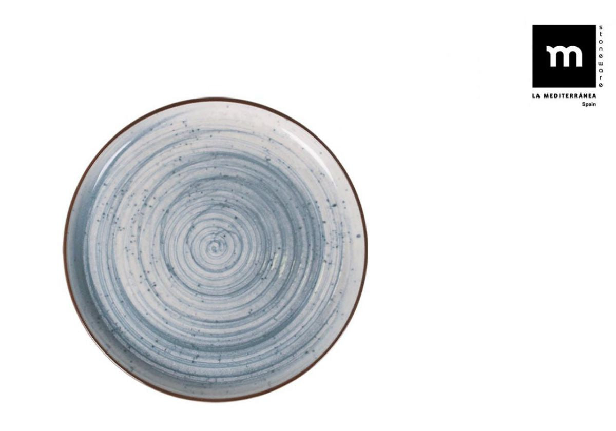 Farfurie desert LA MEDITERRANEA Swirl, 20 cm, porțelan