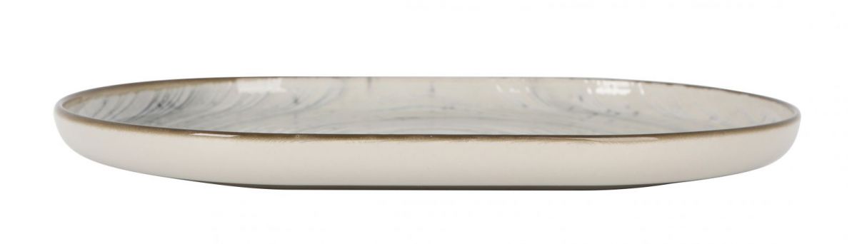 Farfurie ovală LA MEDITERRANEA Vortex, 30x20 cm, porțelan