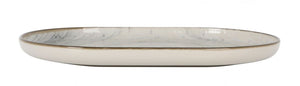 Farfurie ovală LA MEDITERRANEA Vortex, 30x20 cm, porțelan