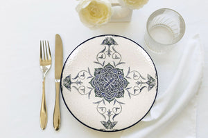 LA MEDITERRANEA Farfurie principala Rosetta, 24x24 cm, portelan