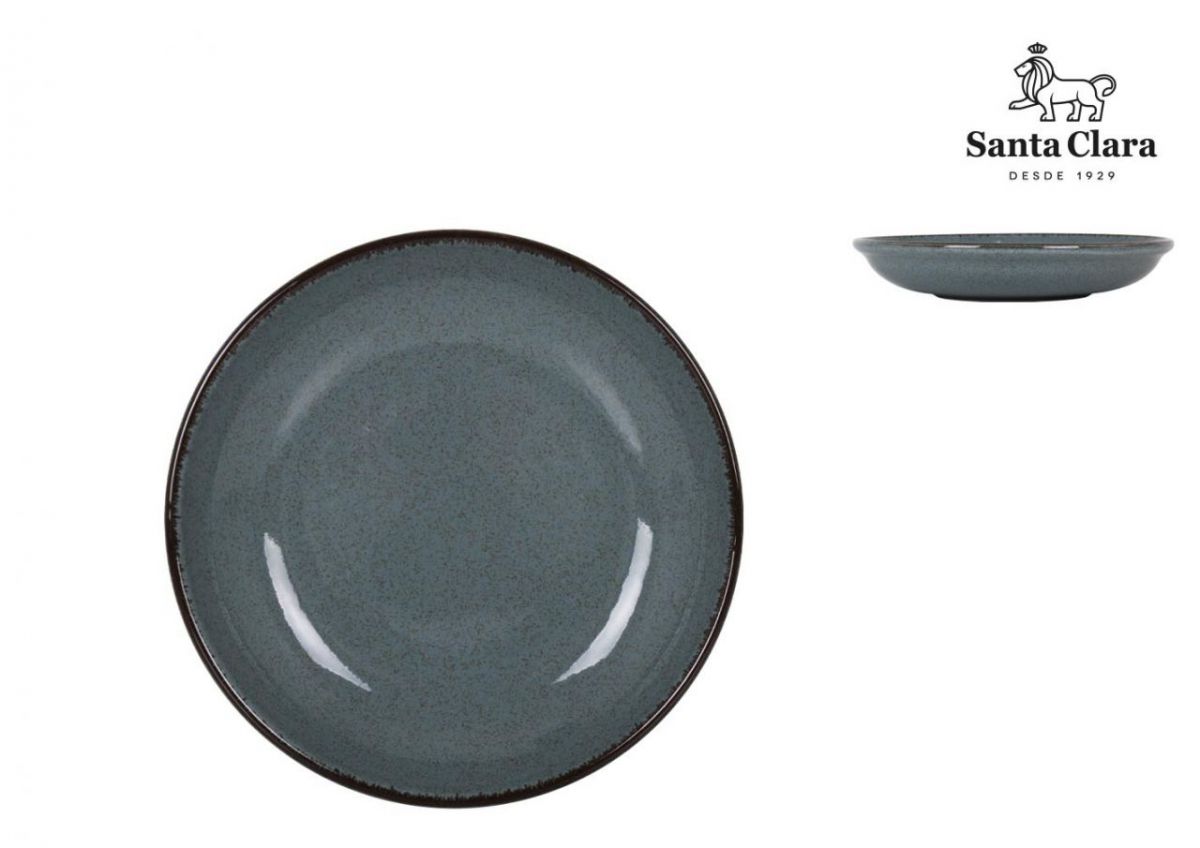 Farfurie adâncă Santa Clara Azul, 21 cm, porțelan