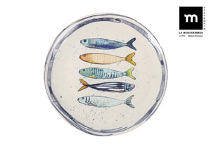 LA MEDITERRANEA Farfurie principală Peixe, 26 cm, porțelan