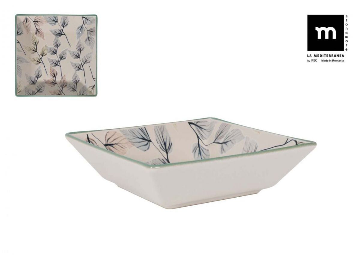 Bol adânc LA MEDITERRANEA Tardor, 18x18 cm, porțelan