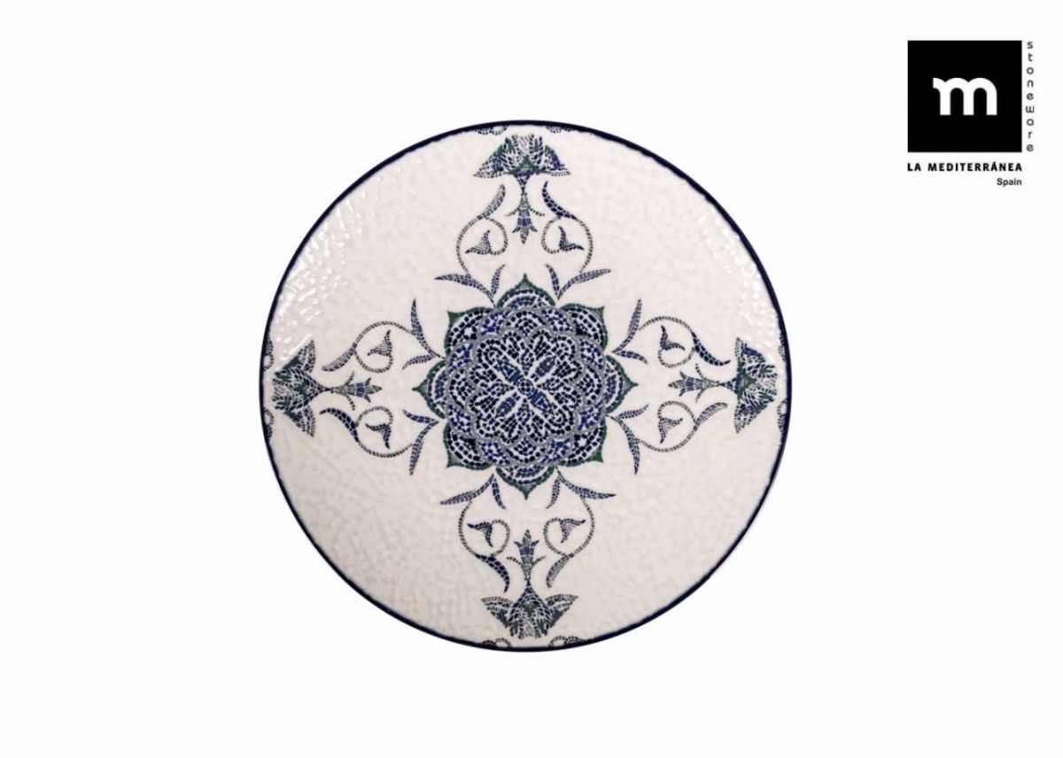 Farfurie pentru desert LA MEDITERRANEA Rosetta, 20 cm, portelan