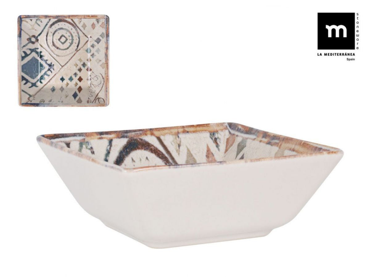 Bol adânc LA MEDITERRANEA Creta, 13x13 cm, porțelan