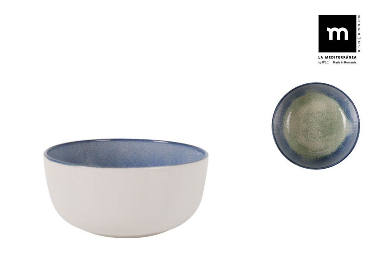 Bol adânc LA MEDITERRANEA Olaf, 14 cm, porțelan