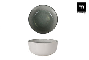 Bol adânc LA MEDITERRANEA Beloi, 14 cm, porțelan