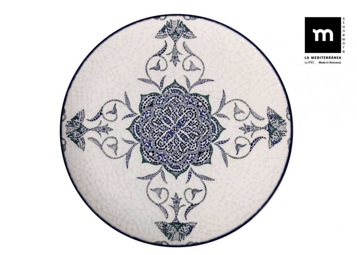 LA MEDITERRANEA Farfurie principala Rosetta, 33 cm, portelan