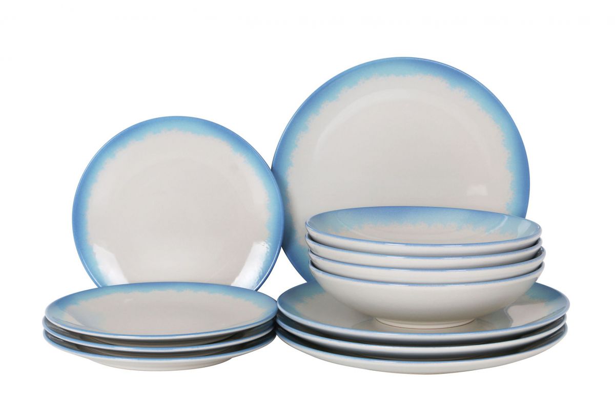 Set de masă LA MEDITERRANEA Ibiza, 12 piese, porțelan