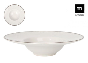 Farfurie adanca LA MEDITERRANEA Anllo, 28 cm, portelan