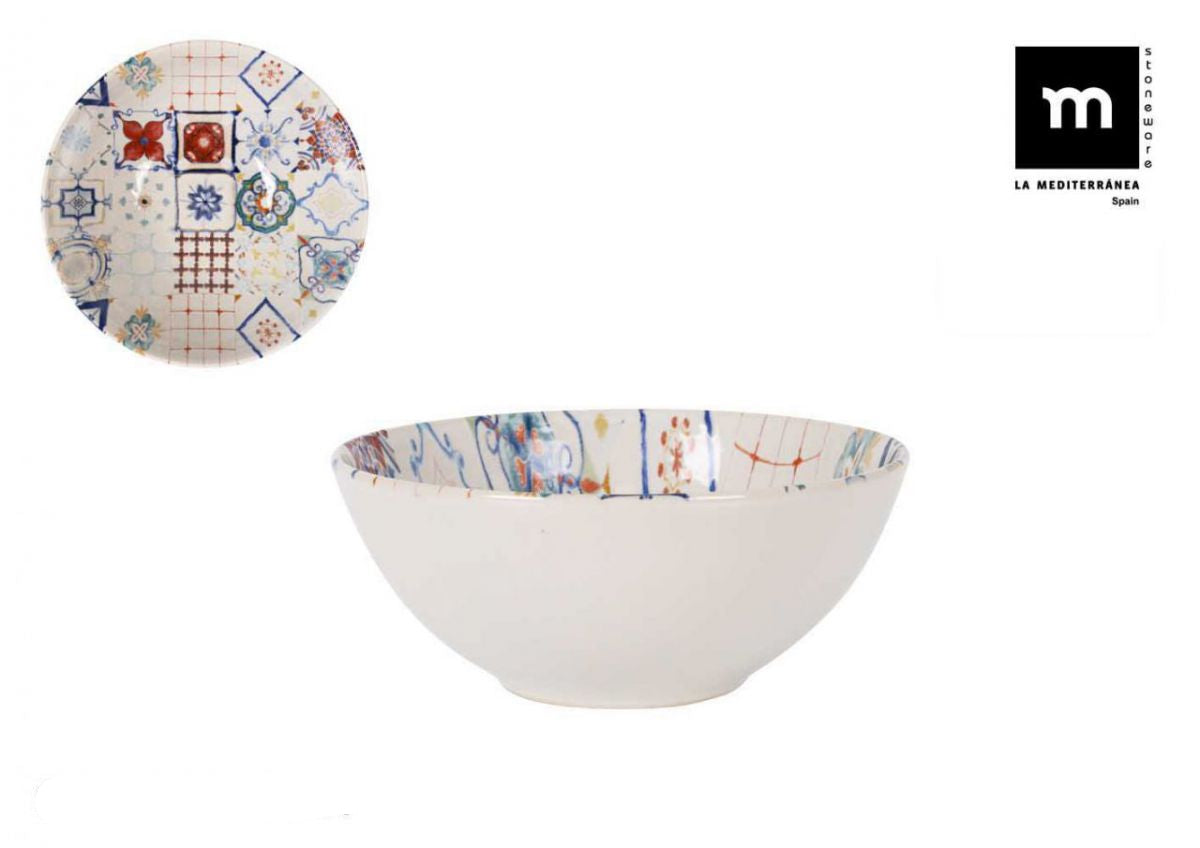 Bol adânc LA MEDITERRANEA Lore, 16 cm, porțelan