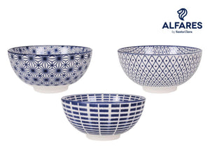 Set de boluri Santa Clara Masako, 16x8 cm, porțelan, 6 buc.