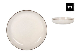 Farfurie adanca LA MEDITERRANEA Anllo, 23 cm, portelan