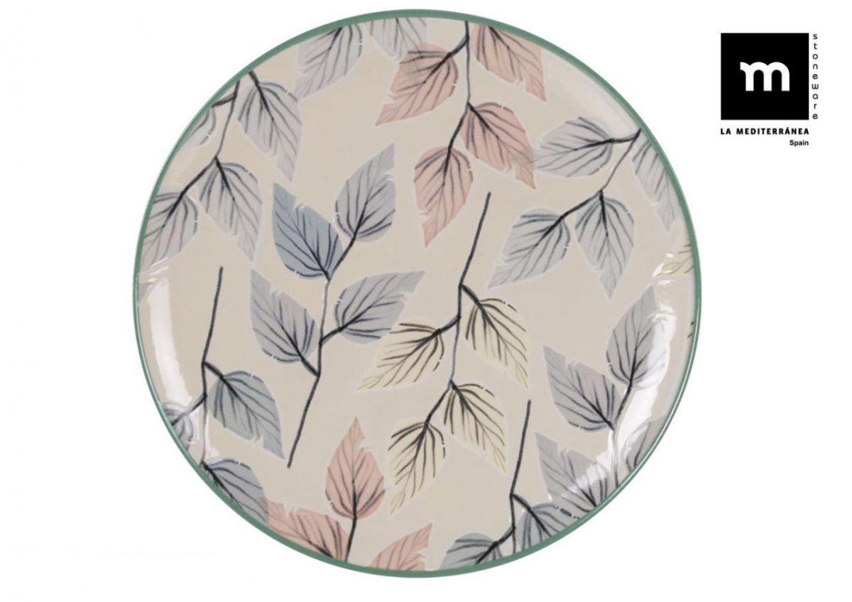 Platou rotund LA MEDITERRANEA Tardor, 33 cm, porțelan
