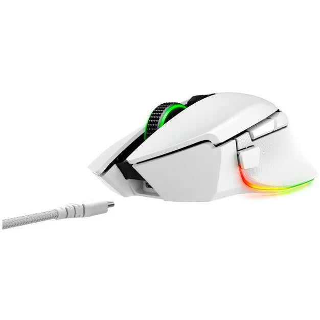 Mouse de gaming wireless Razer Basilisk V3 PRO, 30k DPI, alb