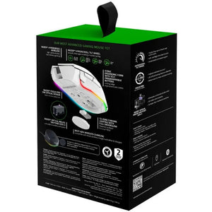 Mouse de gaming wireless Razer Basilisk V3 PRO, 30k DPI, alb