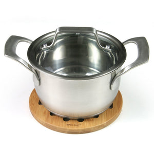 Set suporturi pentru vase KingHoff 1215, bambus