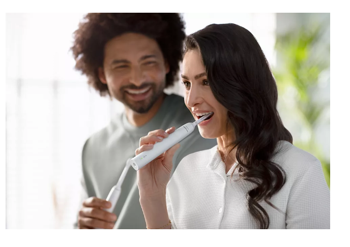 Periuță de dinți electrică Philips Series 3100 HX3671/13, senzor de presiune, albă