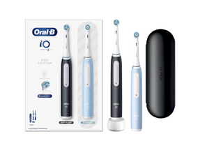 Set periuță de dinți electrică Oral-B io 3, Negru, Albastru