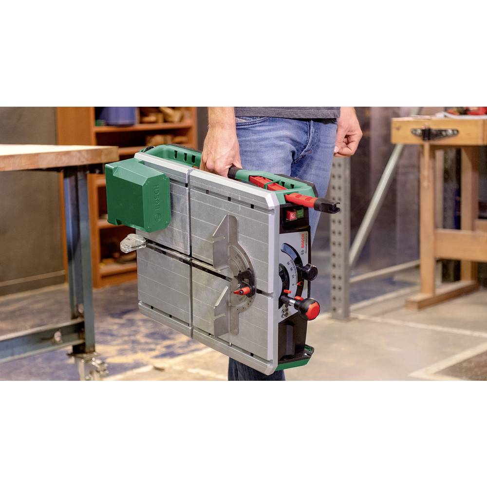 Fierăstrău circular cu masă Bosch Advanced TableCut52, 550W, Verde