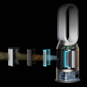 Purificator de aer Dyson PH04, WiFi, Bluetooth, 10 niveluri de viteză, filtru HEPA H13, telecomandă magnetică, auriu