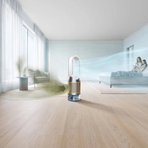 Purificator de aer Dyson PH04, WiFi, Bluetooth, 10 niveluri de viteză, filtru HEPA H13, telecomandă magnetică, auriu