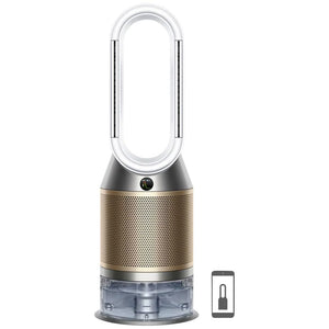 Purificator de aer Dyson PH04, WiFi, Bluetooth, 10 niveluri de viteză, filtru HEPA H13, telecomandă magnetică, auriu