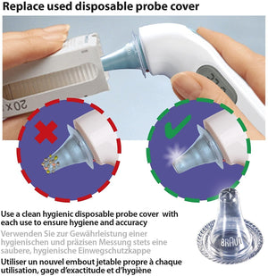 Termometru auricular Braun ThermoScan 3 IRT 3030